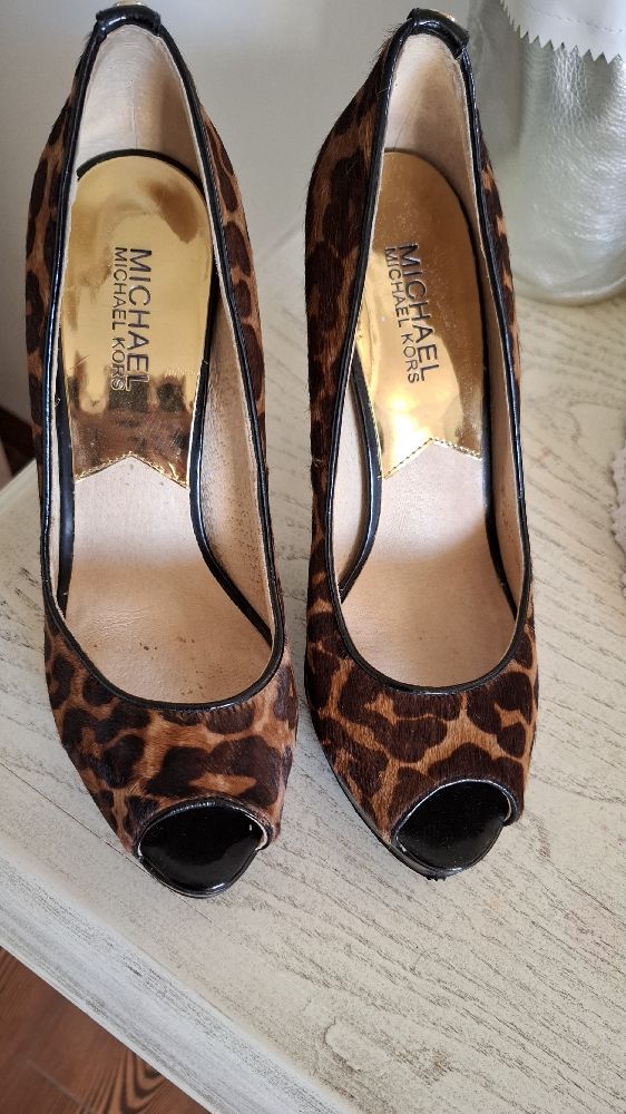 escarpins léopard Michael Kors