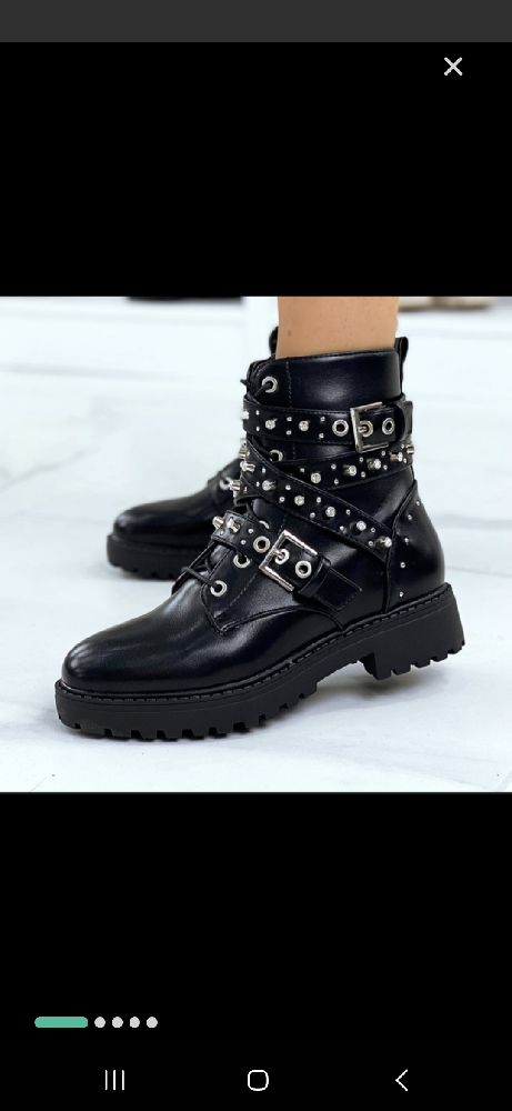 bottines cuirs Zara