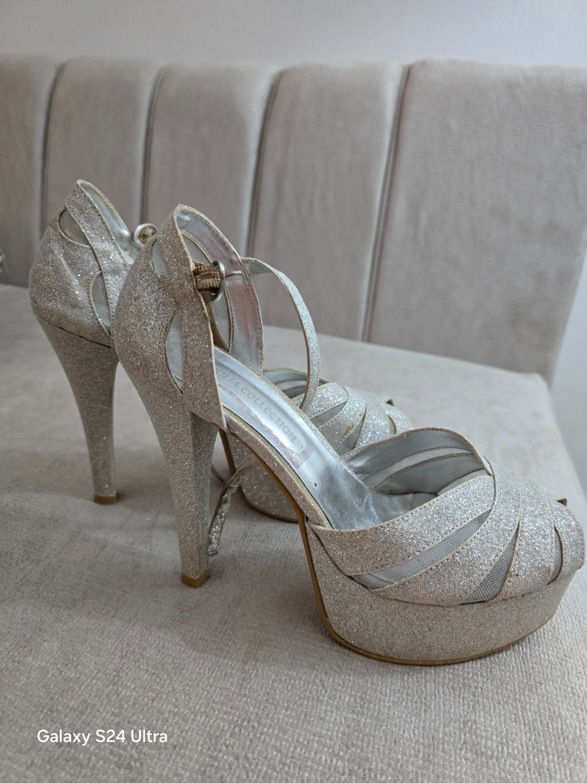 Sandales argent 