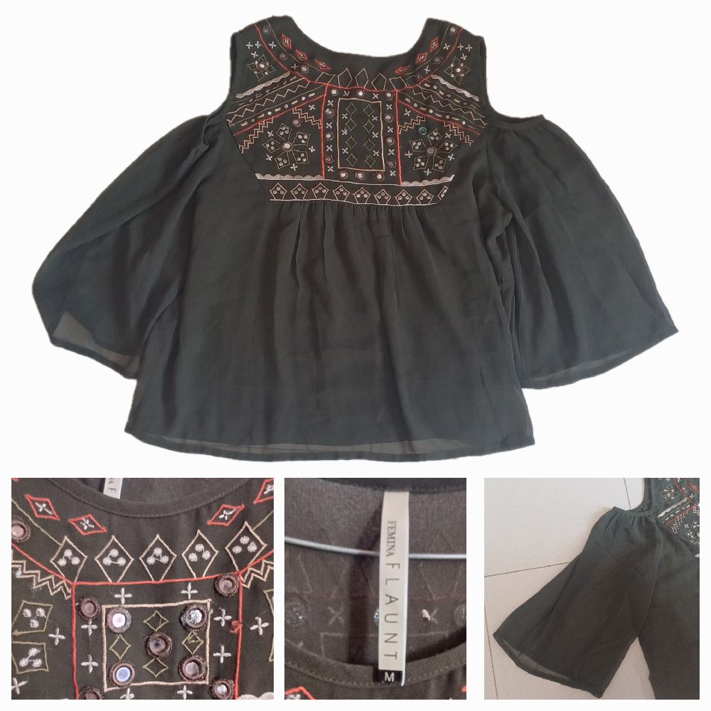 Blouse KAKI Taille M 🌼✨️