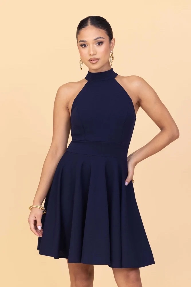 Robe bleu marine taille XS