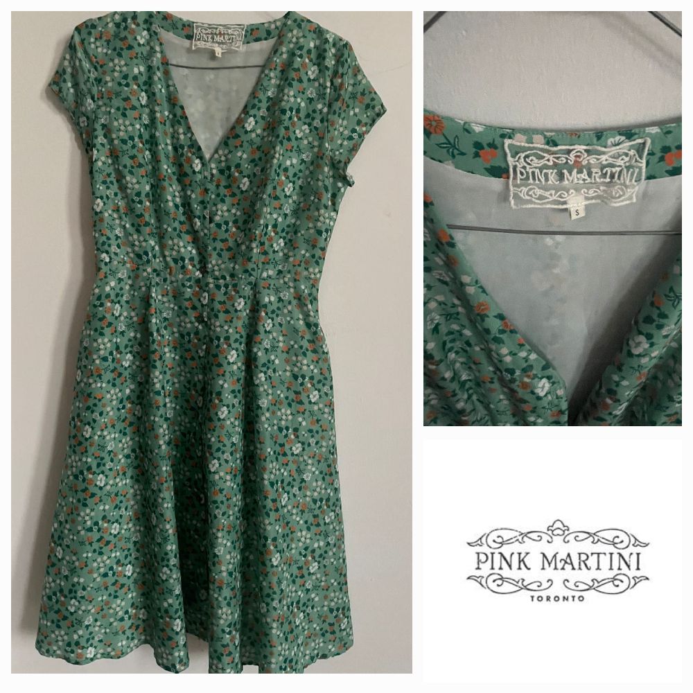 ROBE FLEURI taille S AVEC POCHETTE 🤭🌿🌼🏵