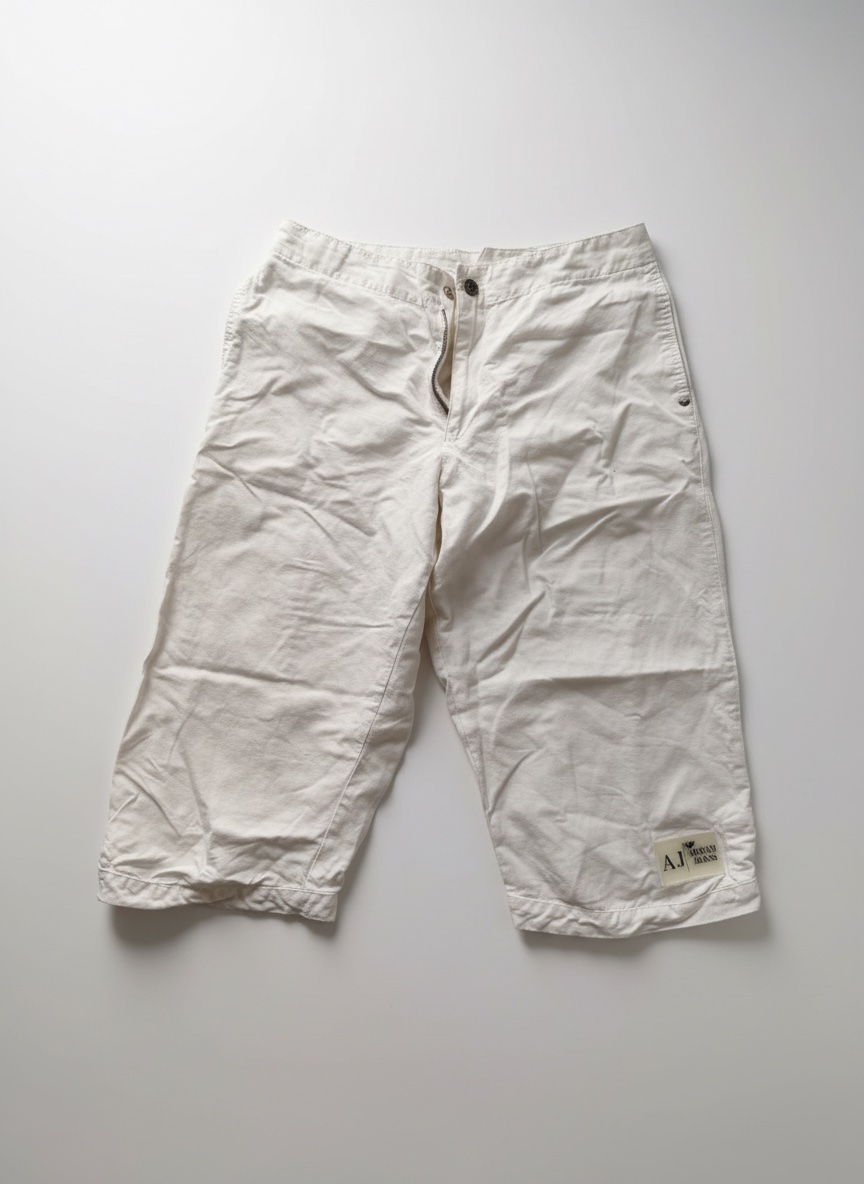 Pantacourt Blanc collection Armani Jeans Junior