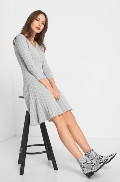 Robe Patineuse Grise 🩶