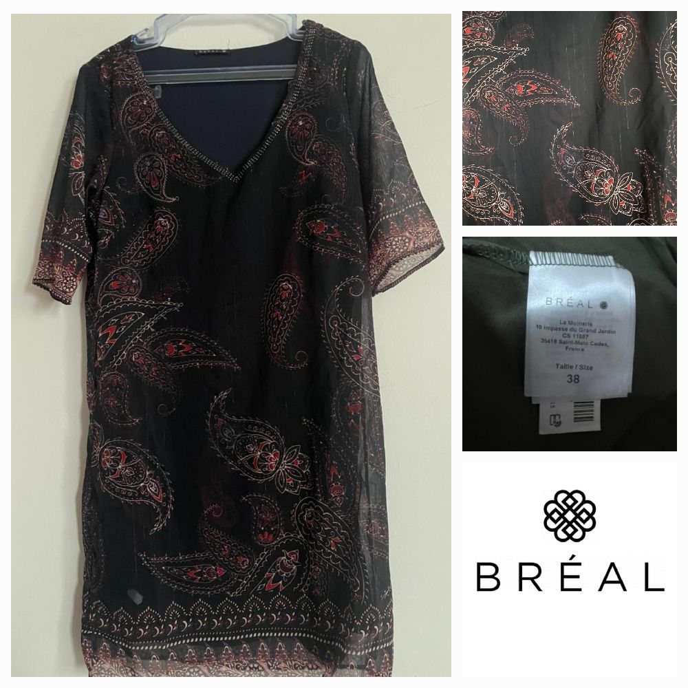 ROBE EN MOUSSELINE BREAL 