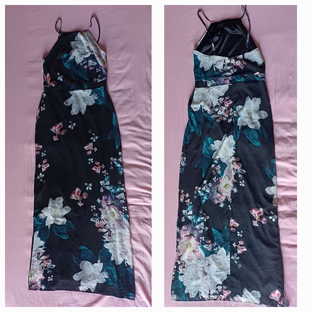 ROBE MAXI FLEURIE T 38 🌺🦩