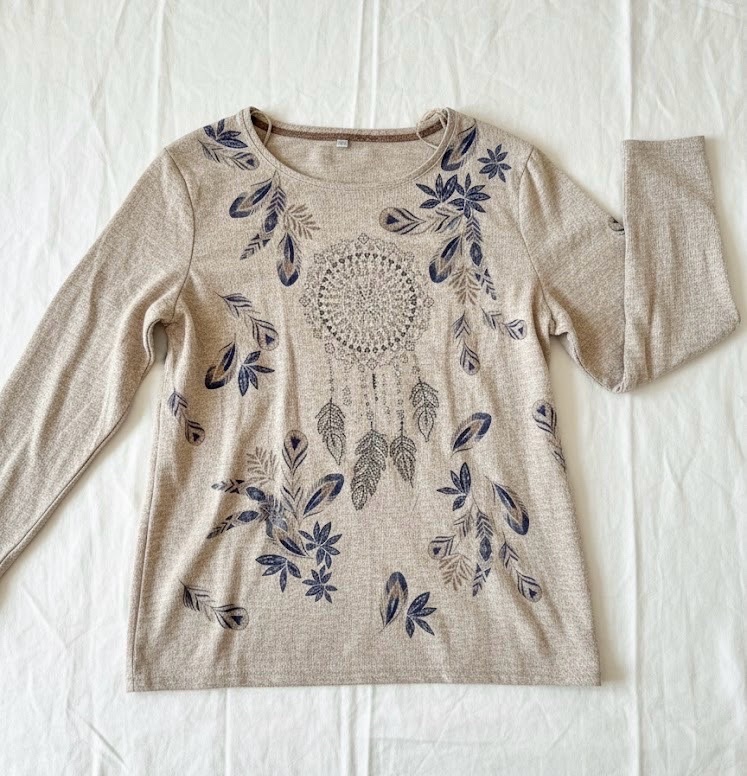 Pull Beige Bohème (T4/XL/42)