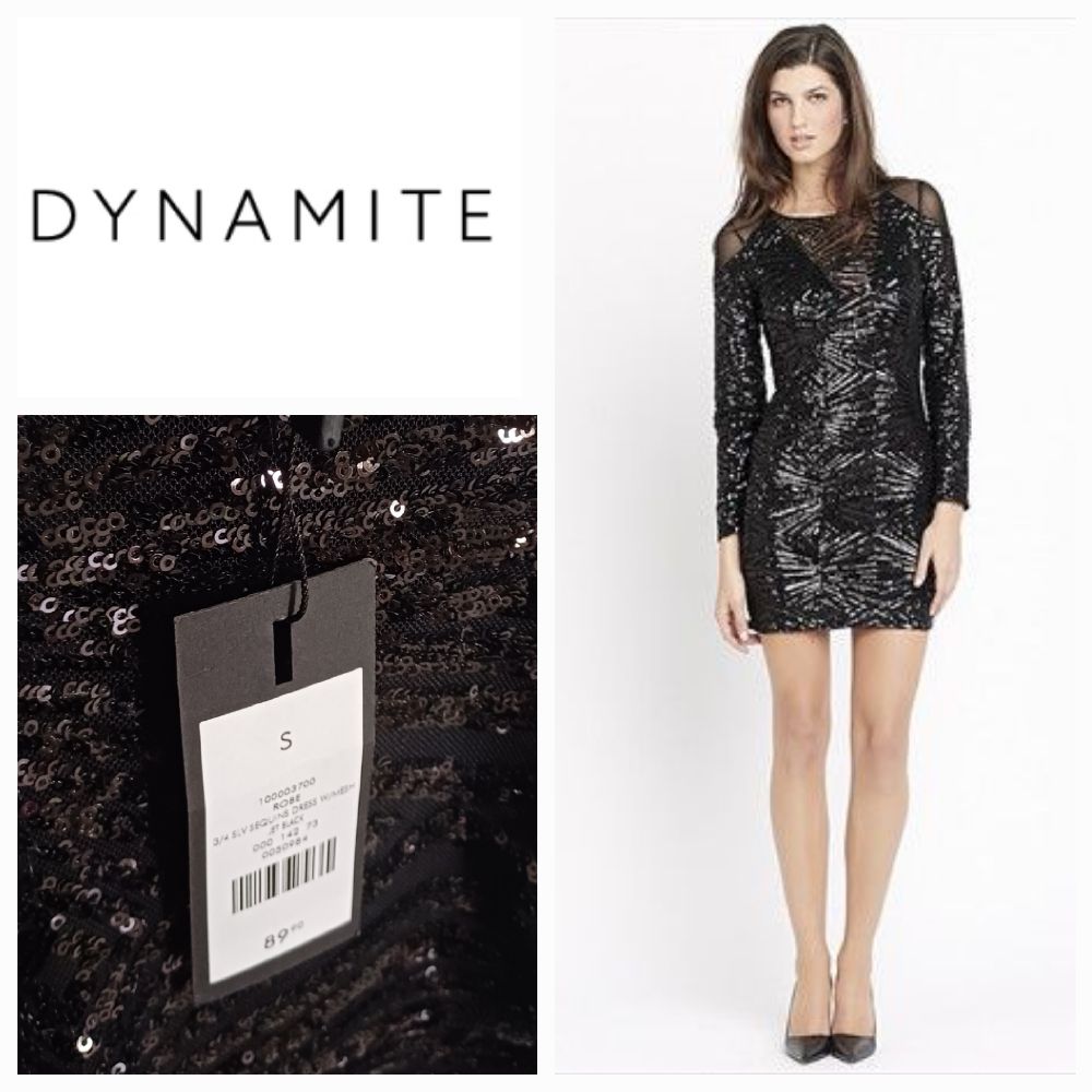 ROBE SOIREE A SEQUINS ✨️🖤💣
