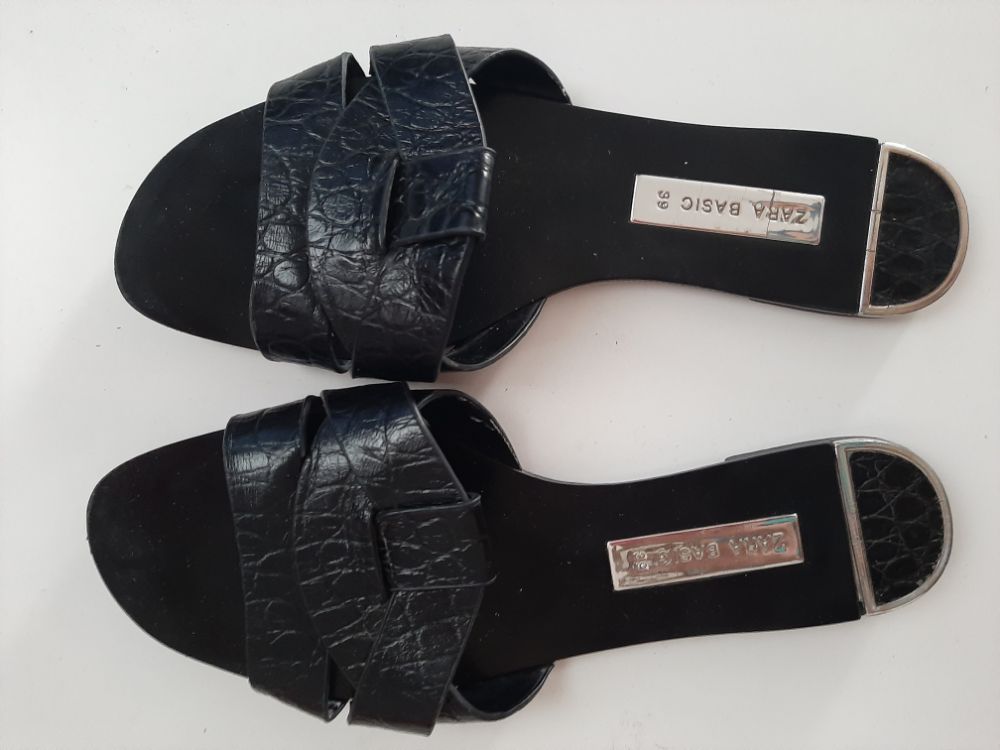 mules jaunes zara