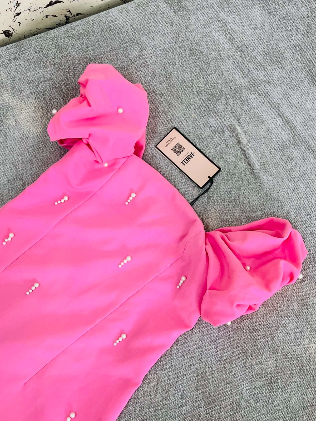 Robe soirée rose 