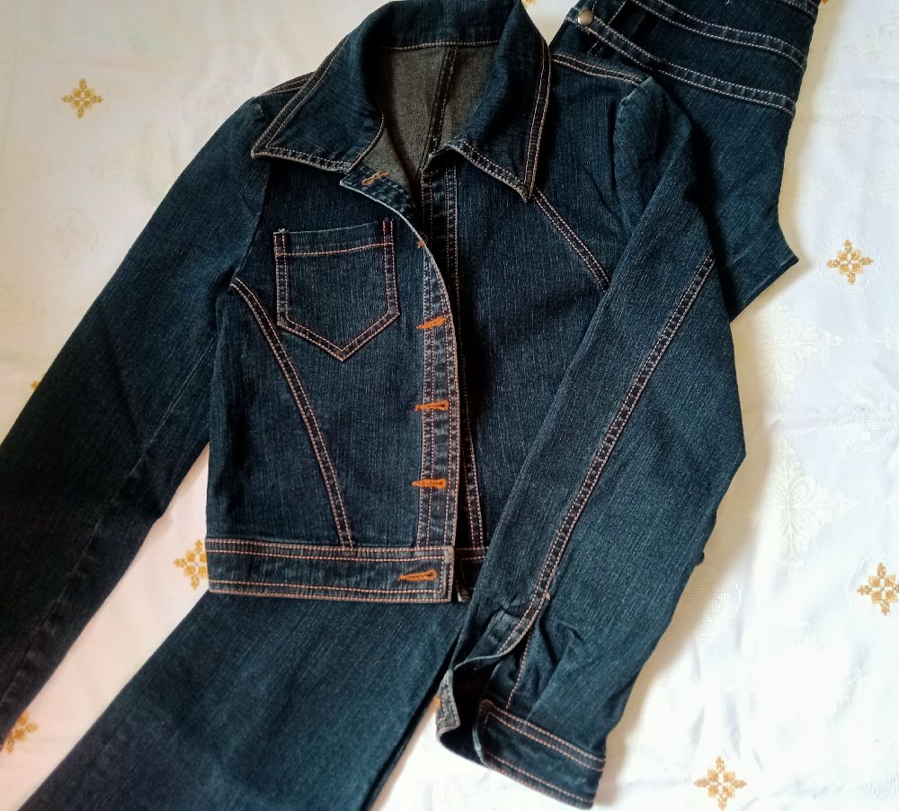 combinaison vintage en djean