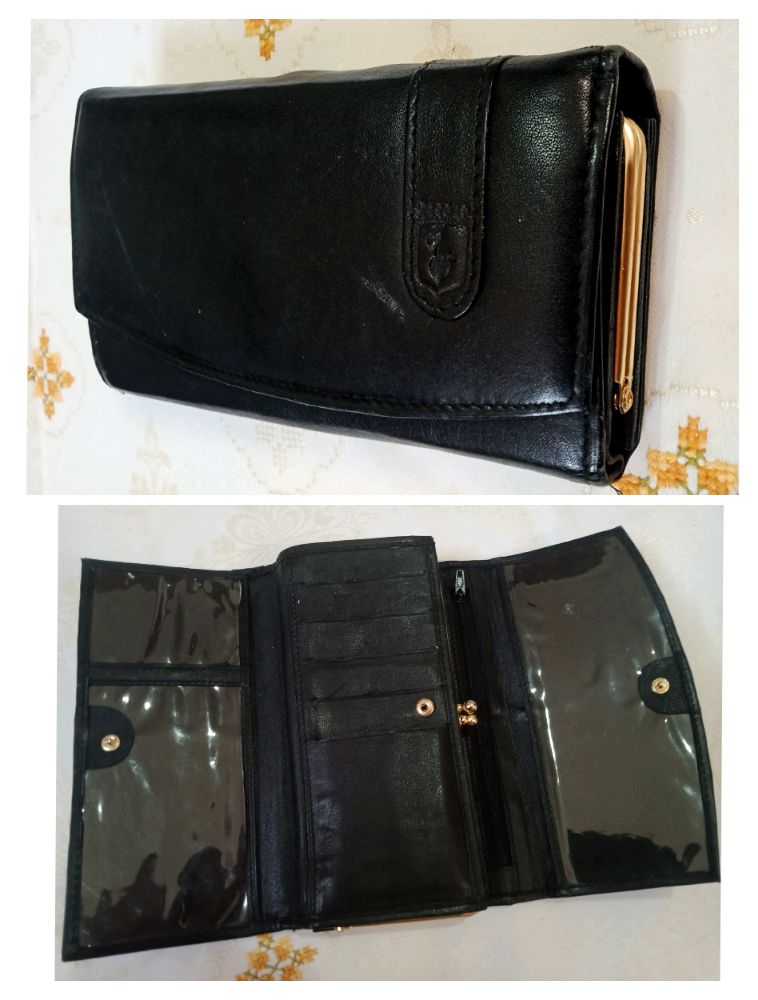 Portefeuille en cuir