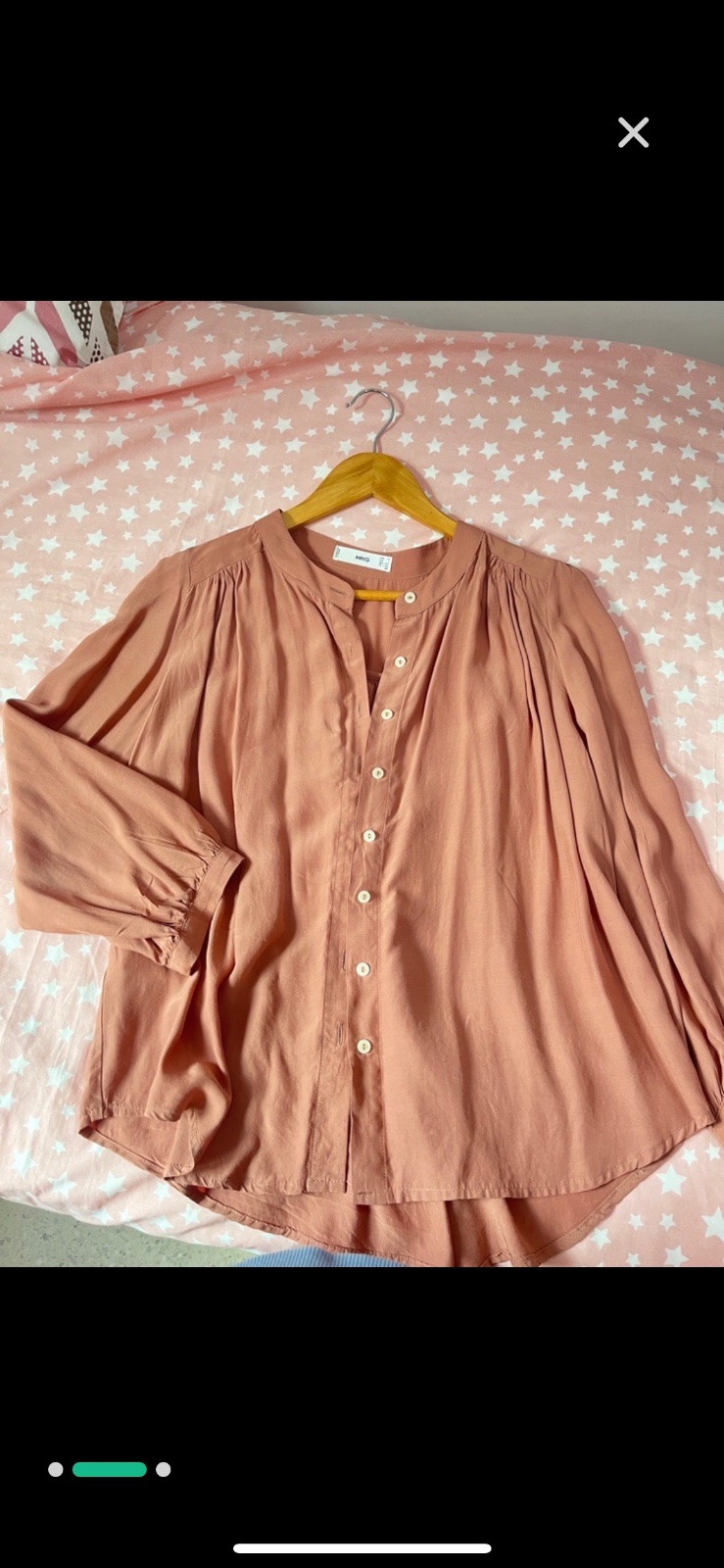 Chemise rose mango