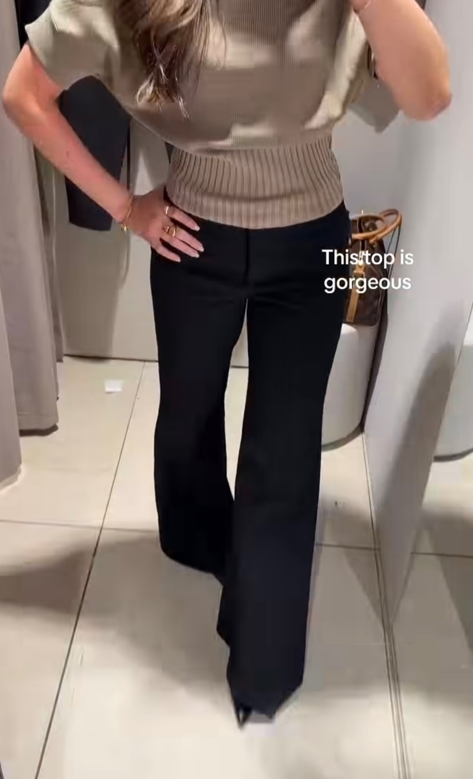 Pantalon zara noir XS