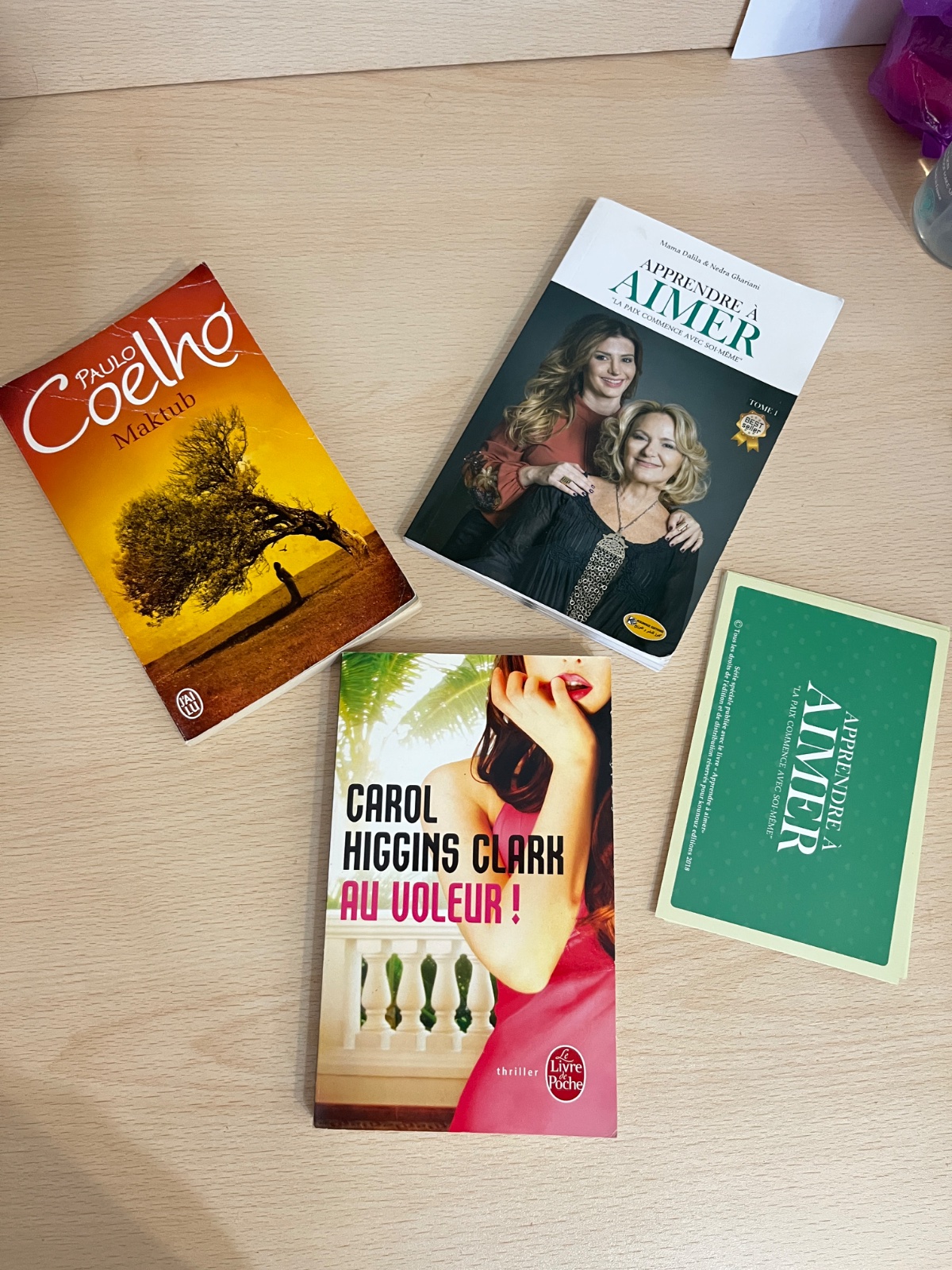 3 livres apprendre à aimer