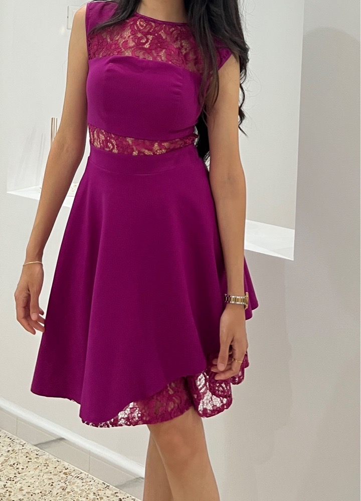 Robe rose fushia