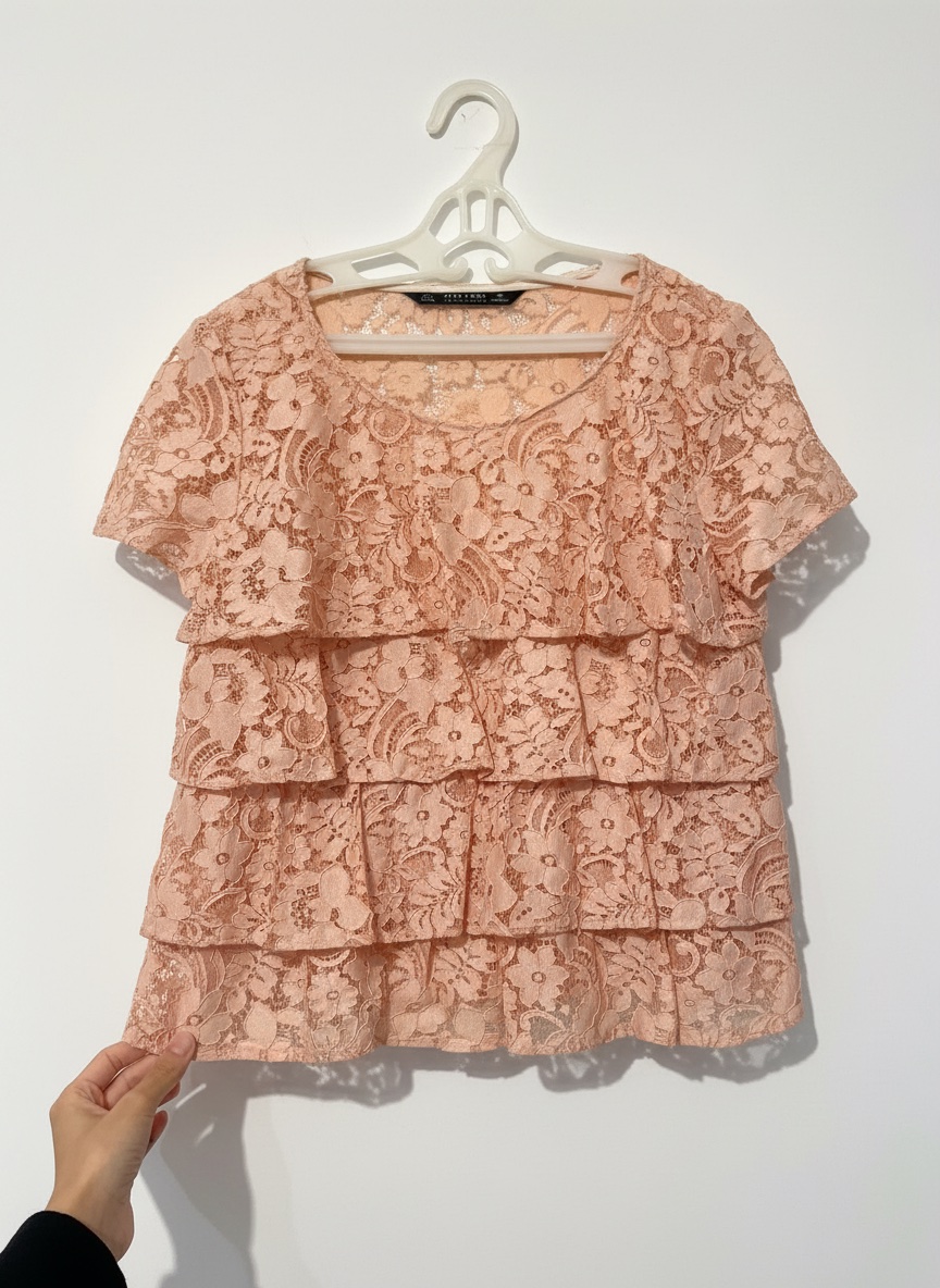 Top zara rose bb