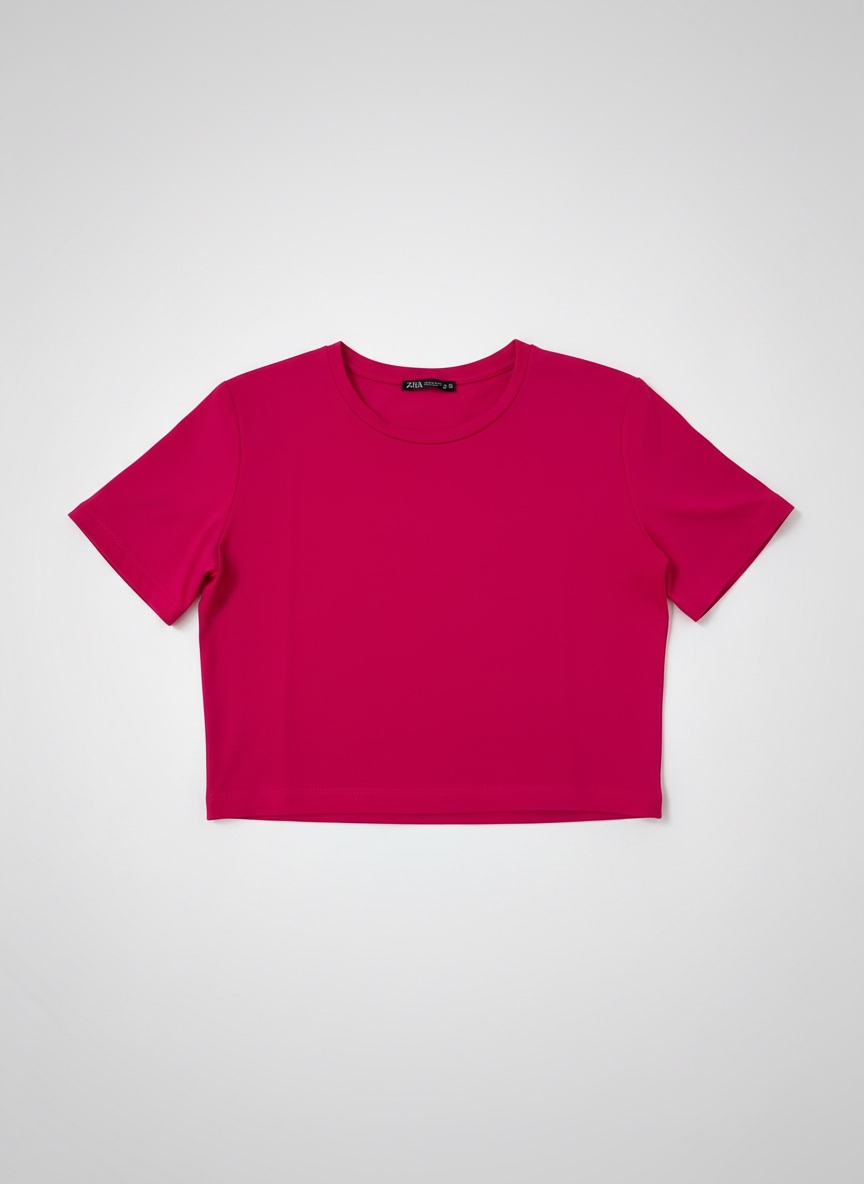 Top zara rose fushia