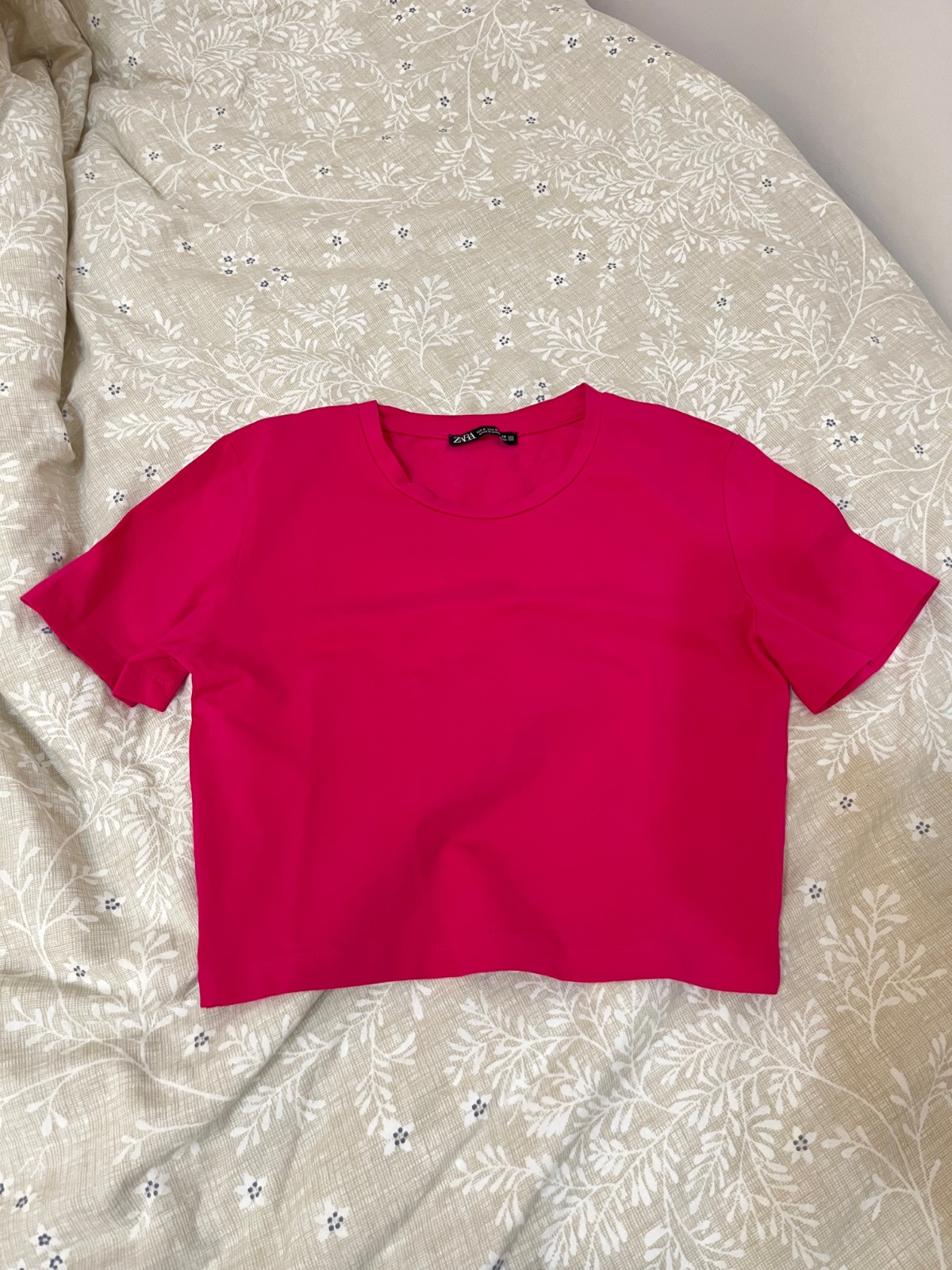 Tshirt rose zara