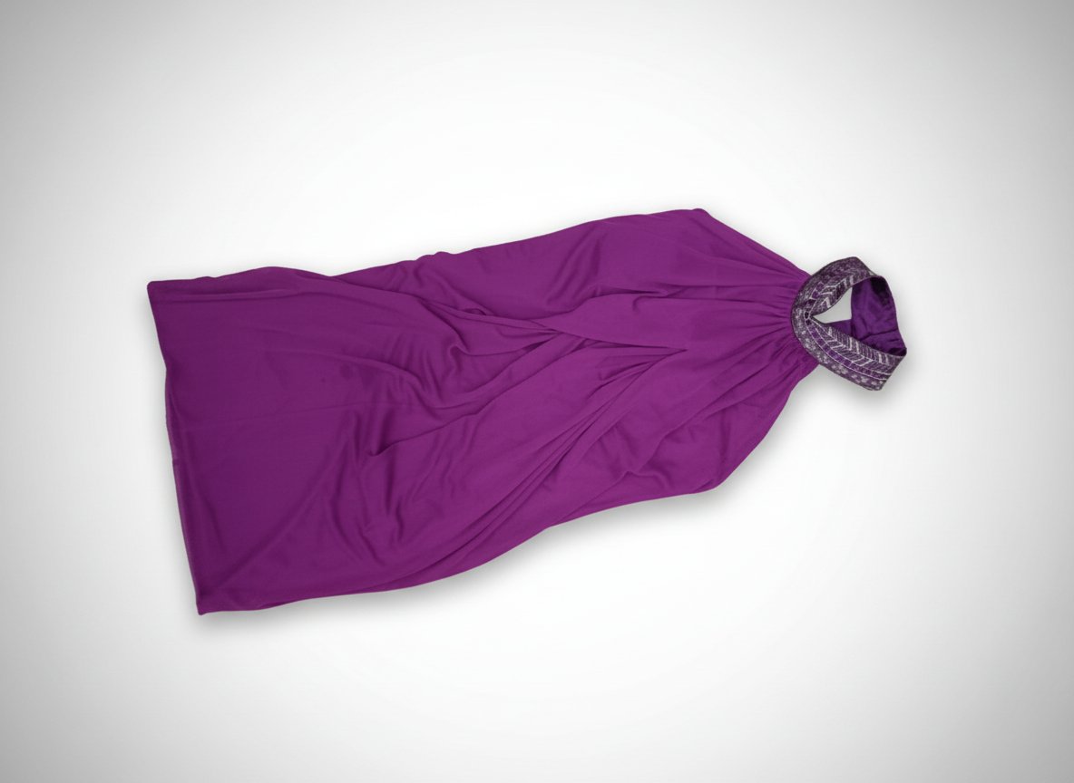 Robe soirée mauve