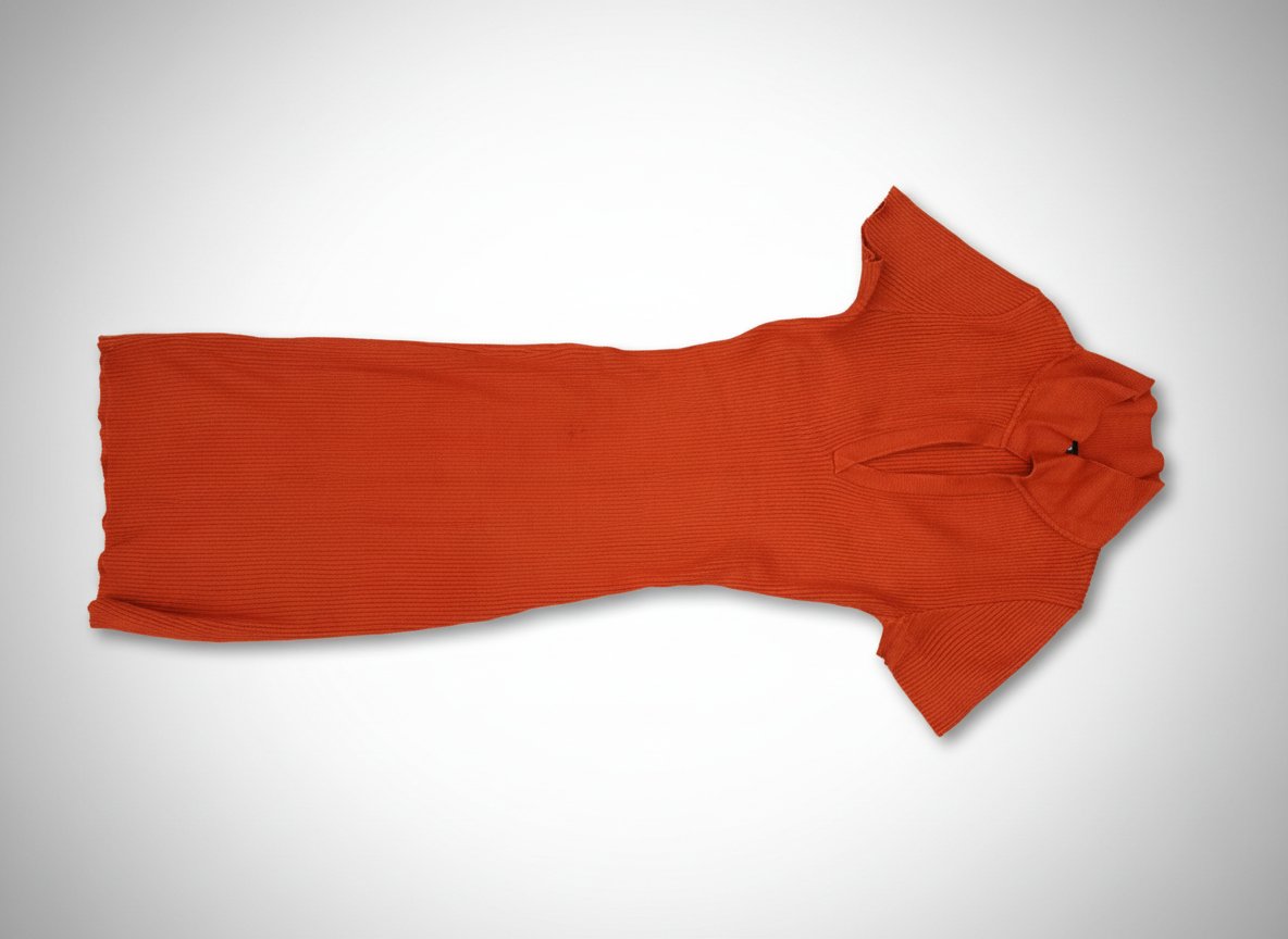 Robe Orangée Foncée 
