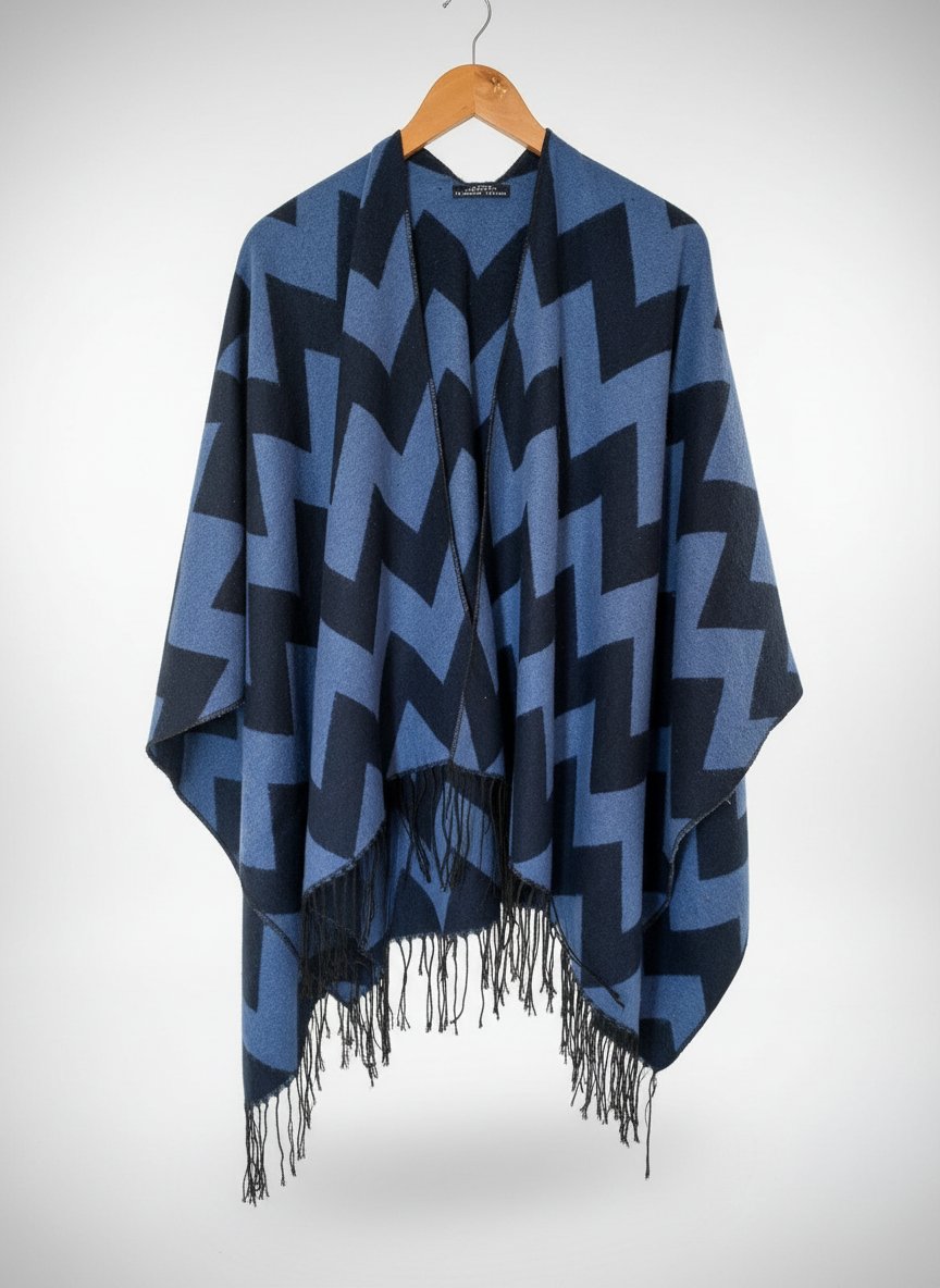 Magnifique poncho en laine importé d italie , 