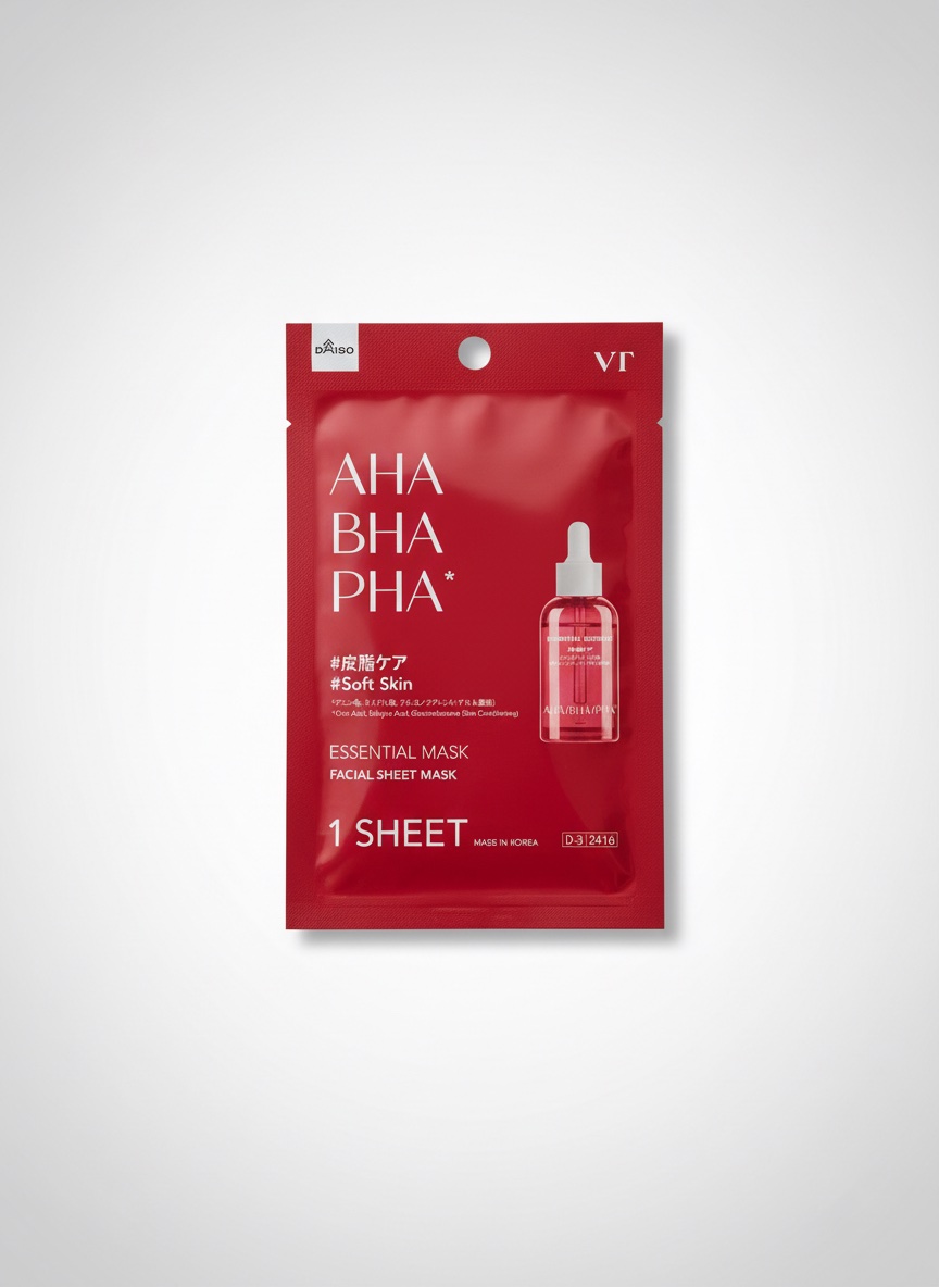 Masque AHA + BHA +PHA importer de korea