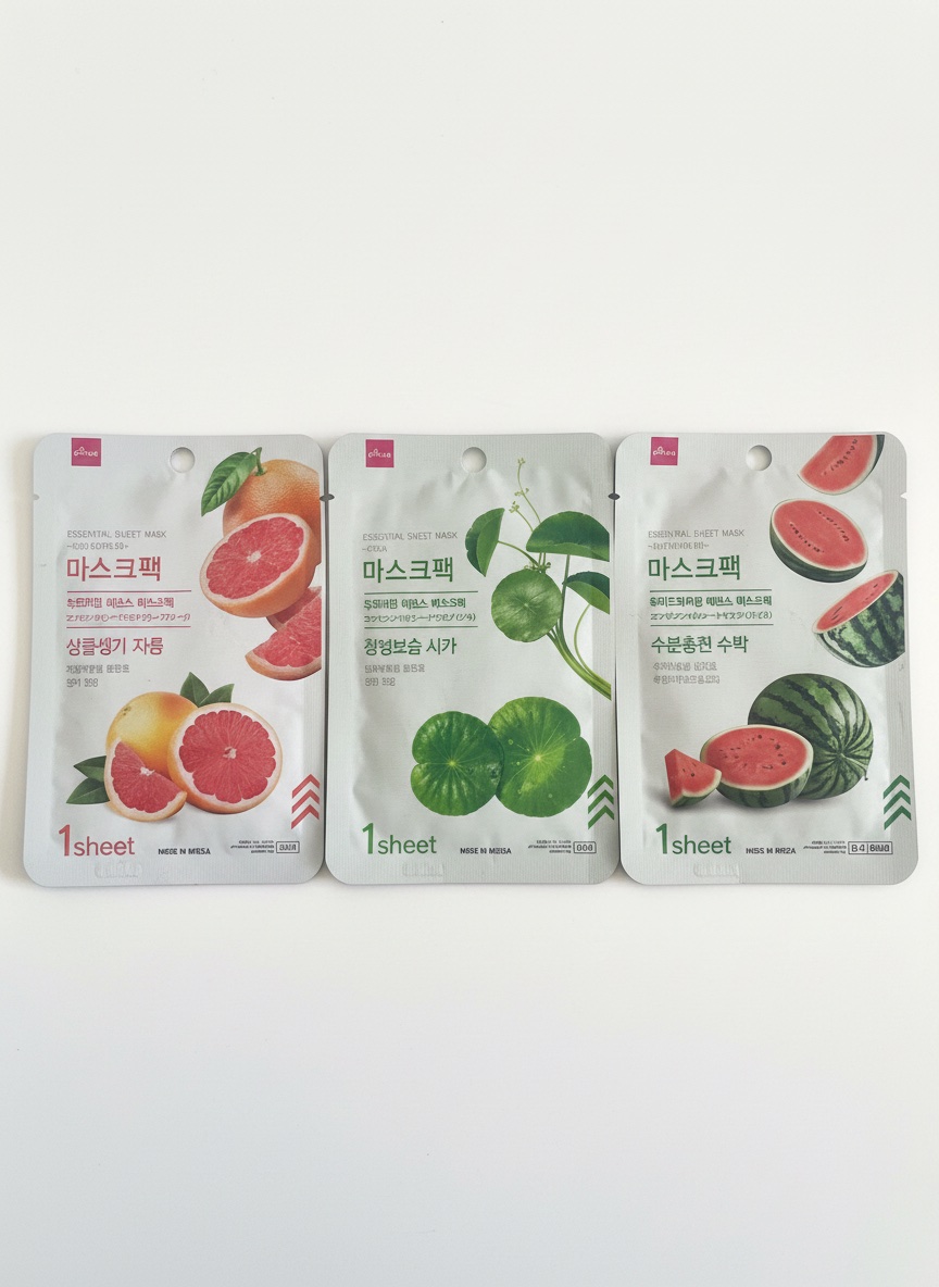 3 Masques pour visage importer de korea