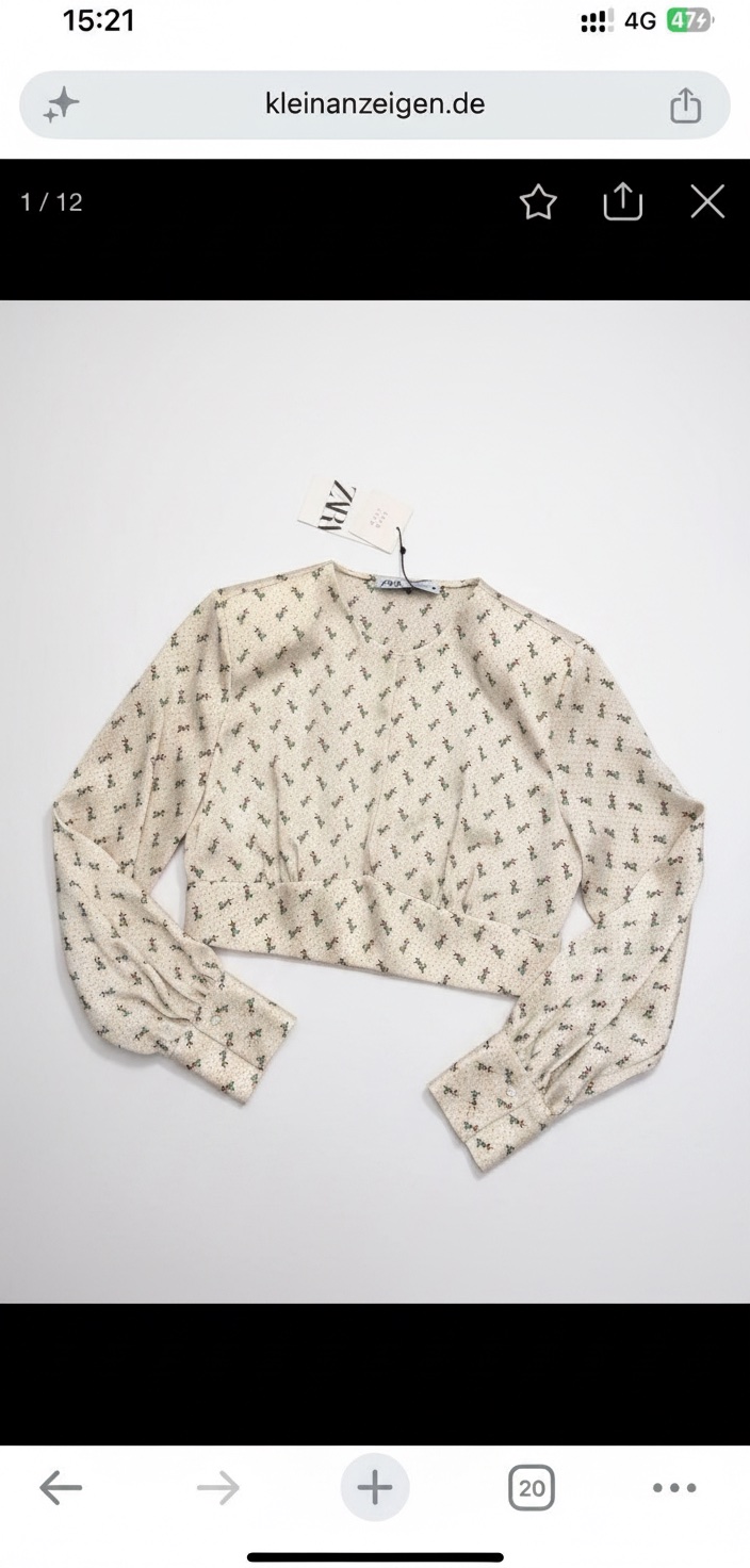 Croptop Crop Bluse 