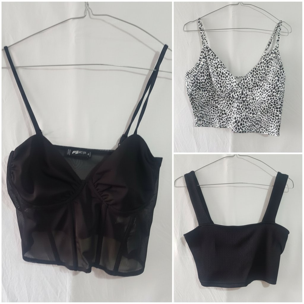Lot de 3 hauts taille S