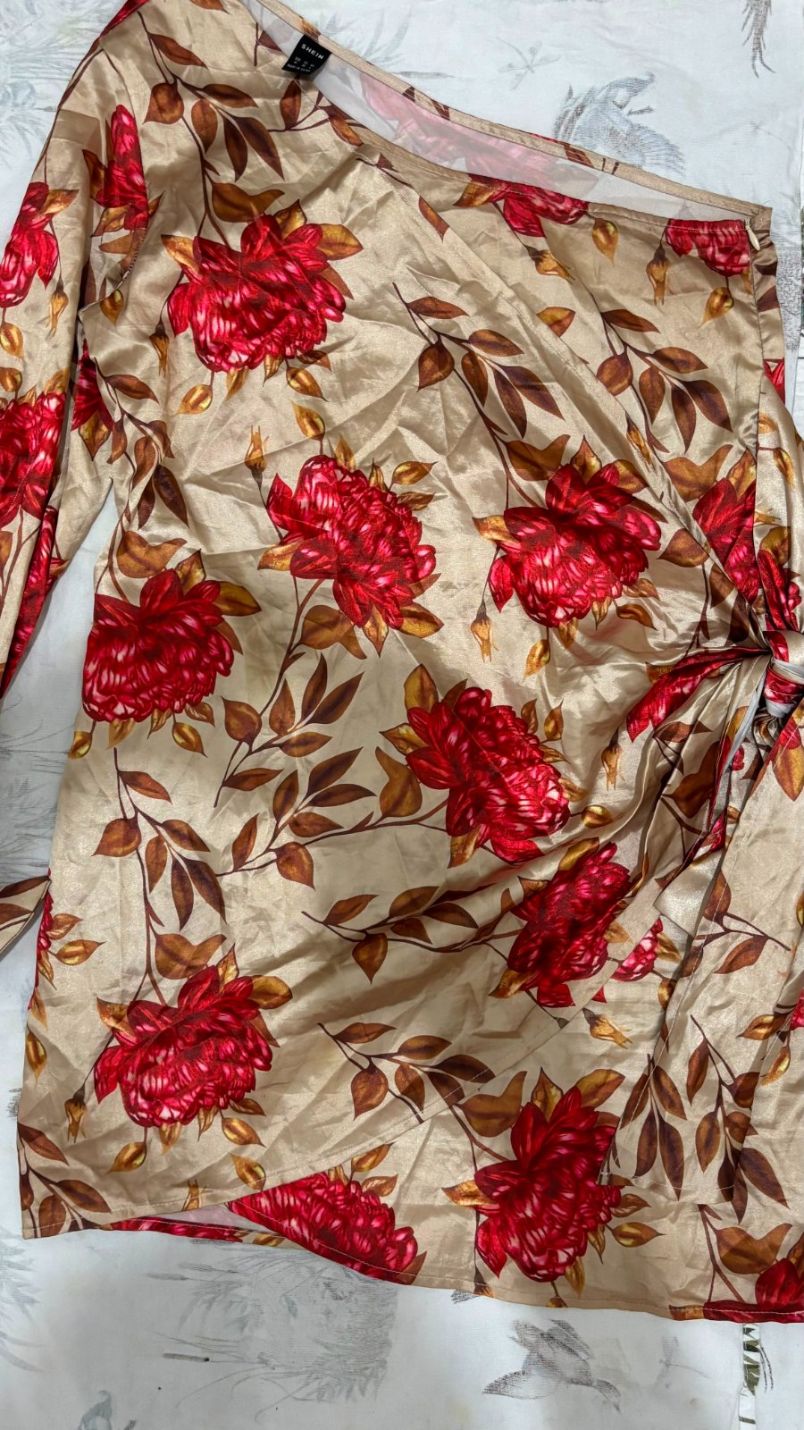 Robe shein satin