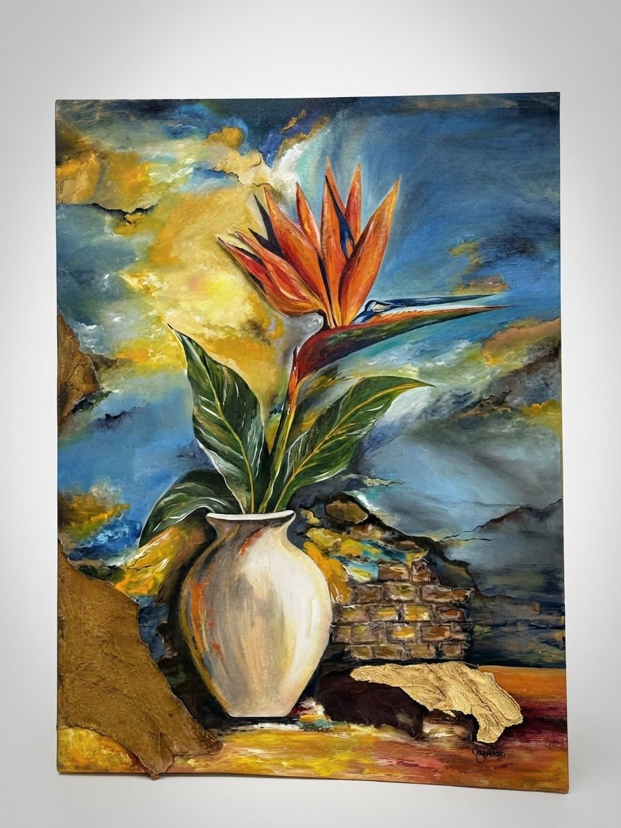 Tableau decoratif son titre : espoir