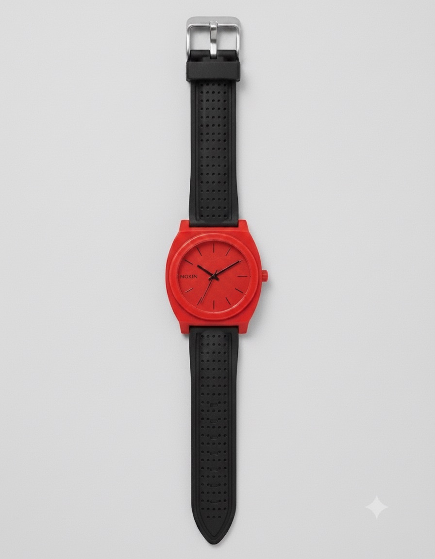 Montre Nixon "The Time Teller P" Orange / Noir Originale