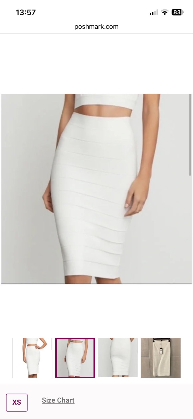 Jupe blanc 