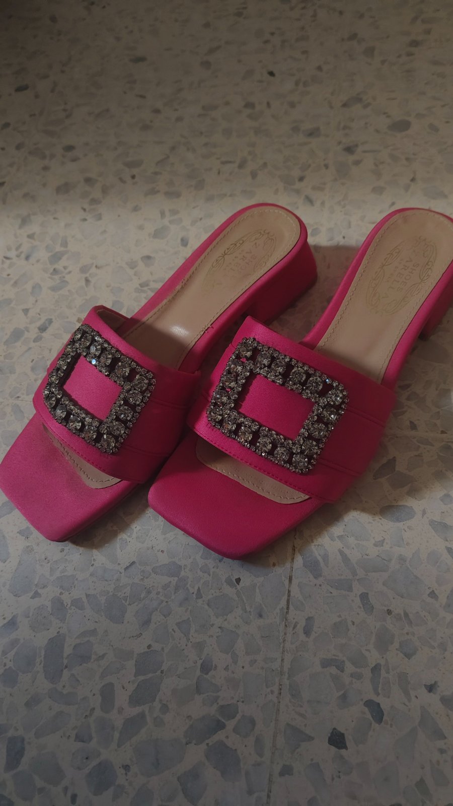 Mules roses fushia taille 37