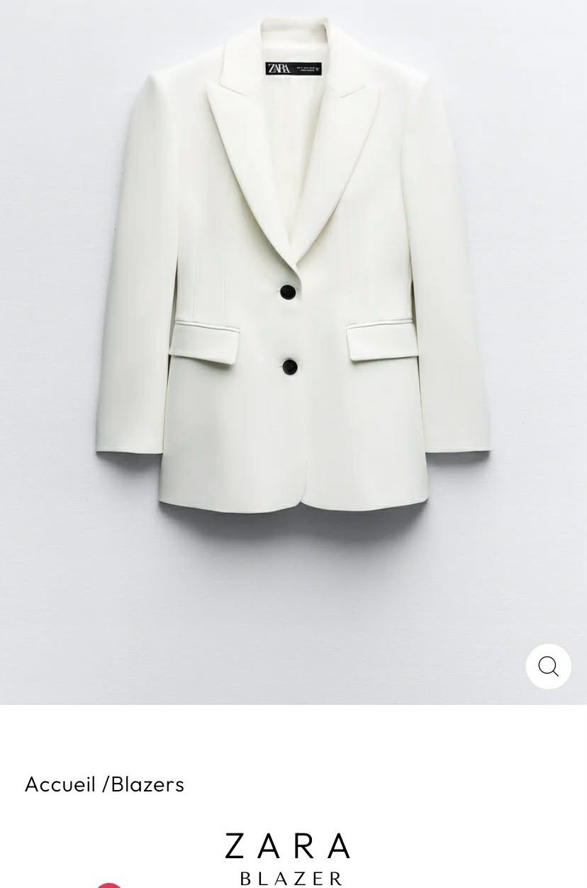 Blazer blanc / veste