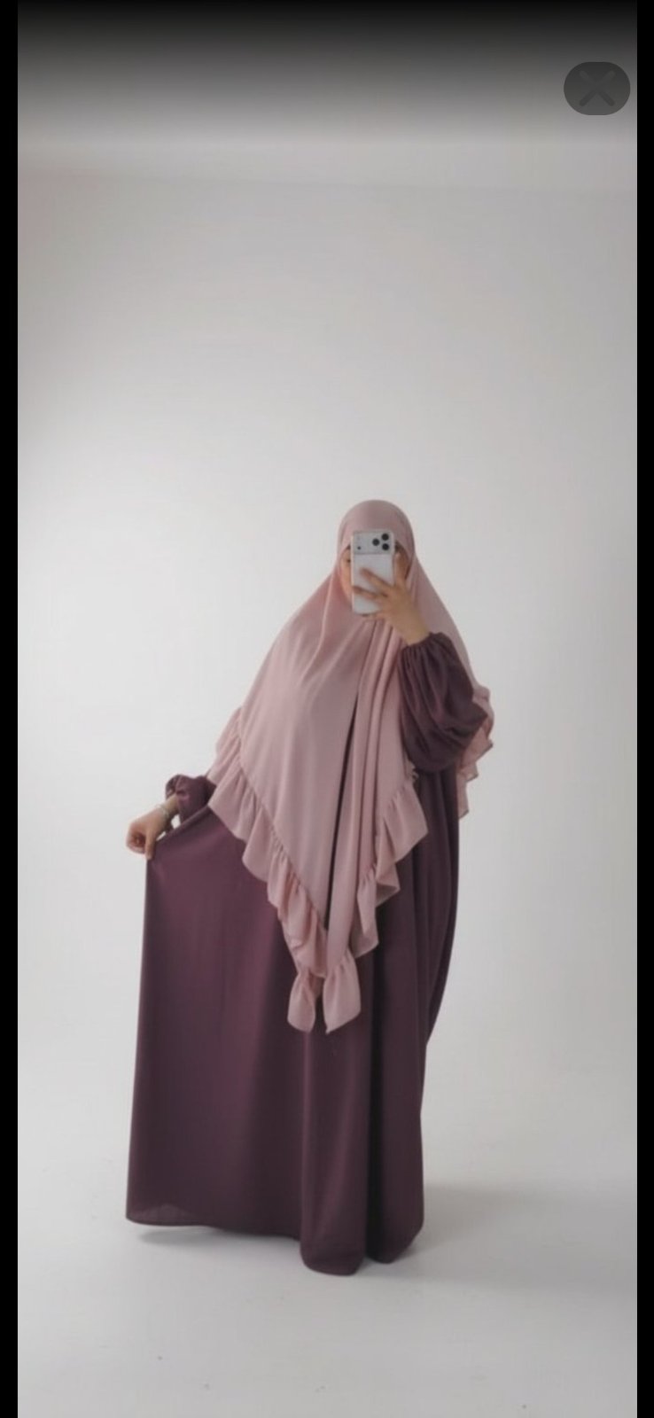 Foulard avec volant