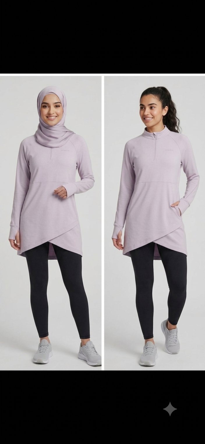 Top sport violet lilas 
