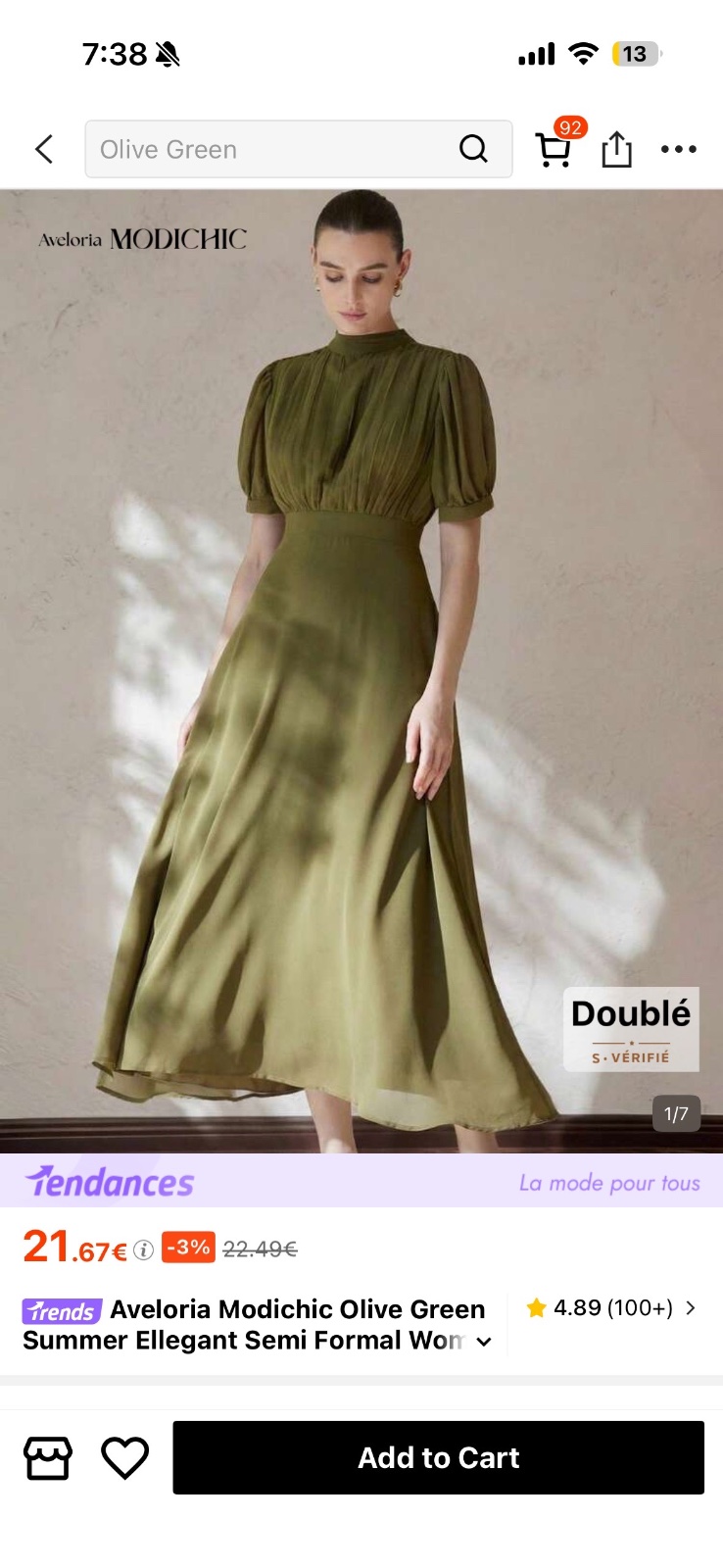 Une robe