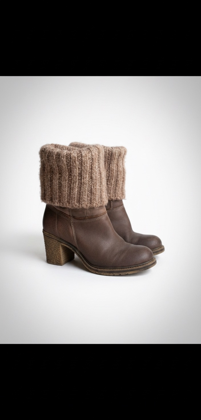Bottines marron
