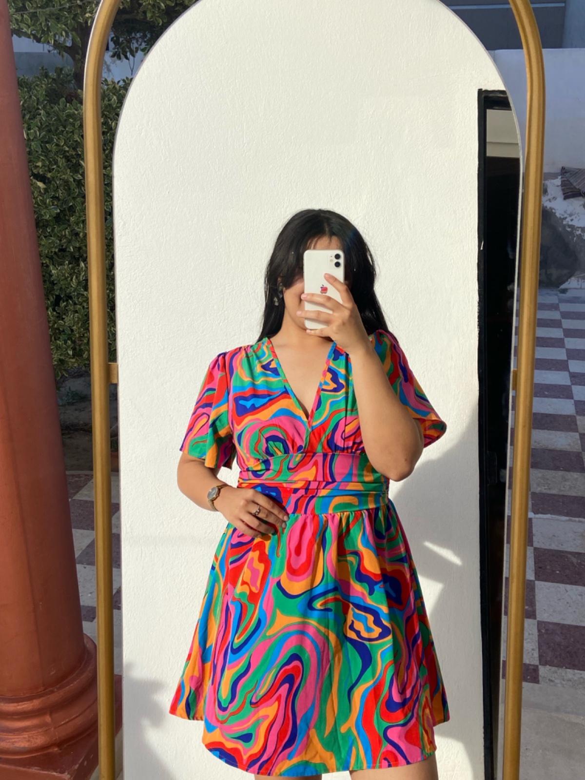 Robe multicolores