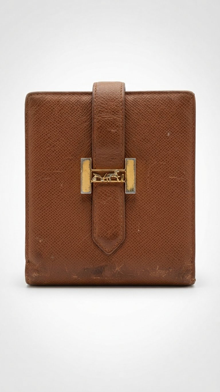 Hermès portefeuille vintage 