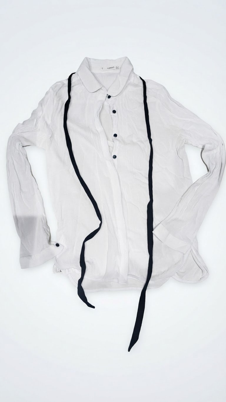Mango chemise avec cravate américaine 