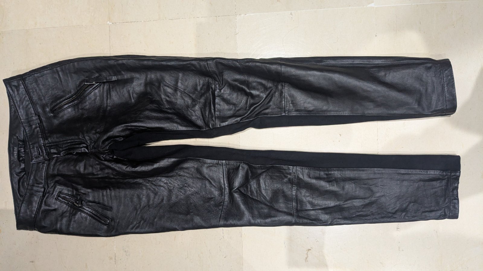Pantalon cuir pour femme