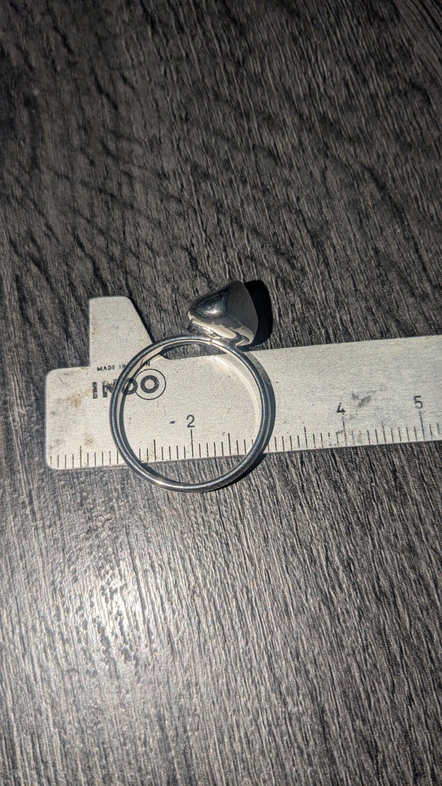 Très joli bague en acier inoxydable 