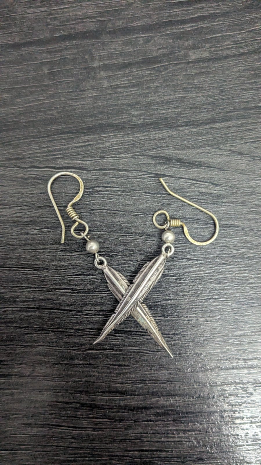 Boucles d'oreilles en argent sterling poinçonnées 925