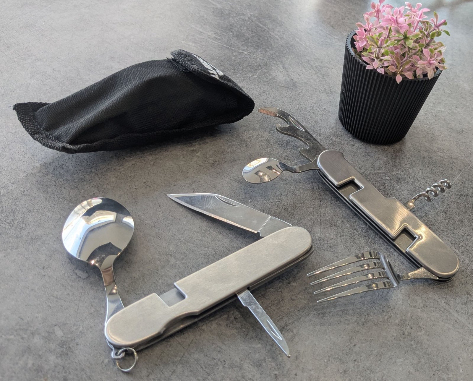 Ensemble de couverts camping 🏕️ neuf importé de la marque allemande CREVIT 