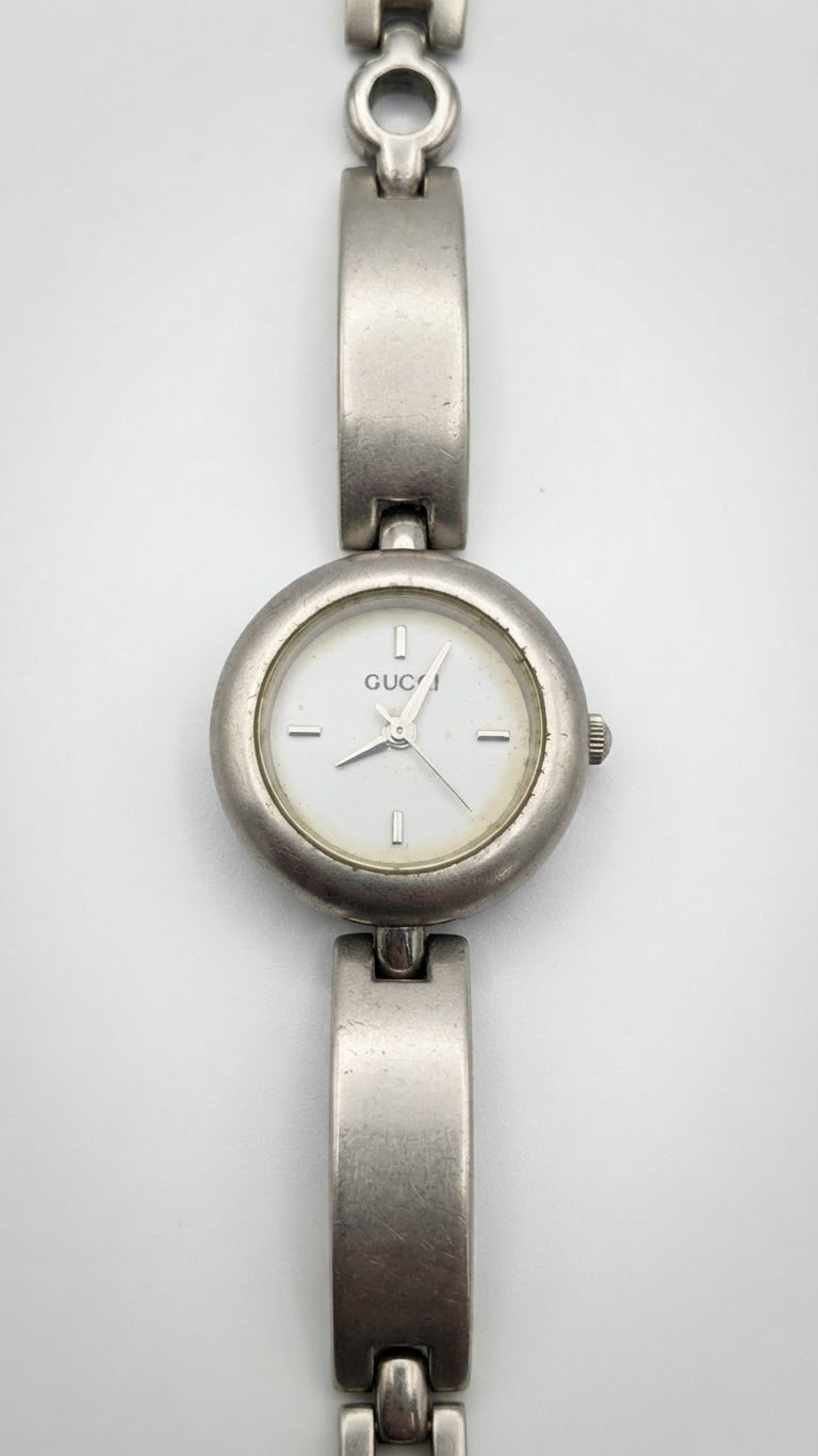 GUCCI ORIGINALE montre argentée 