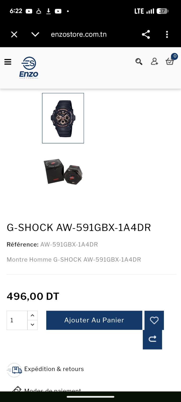 Casio G-SHOCK avec son coffret # homme # femme