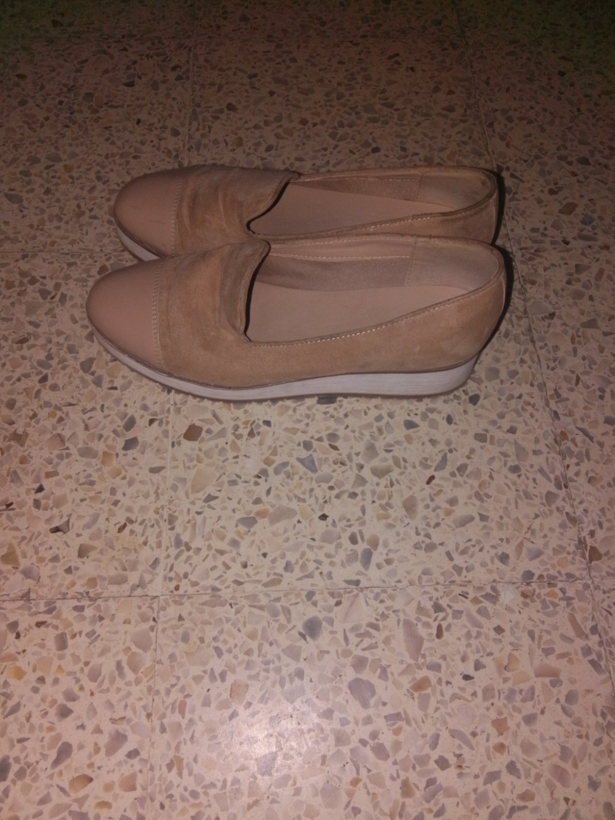 Moccasins confortables beige - Pointure 38